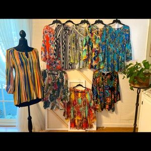 Beautiful figure flattering Flowey blouses